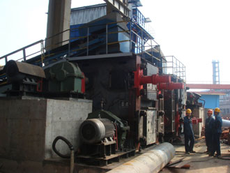 破碎机减速机在柳钢试运行